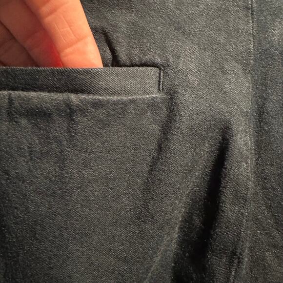 Banana Republic Size 4 Sloan Curvy Fit Navy Crop Pants Office Work Professional - Picture 3 of 8